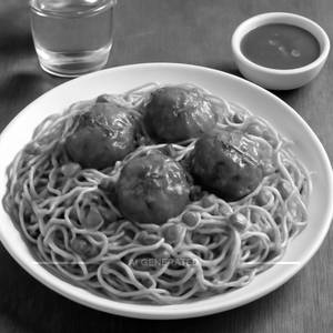 Special veg manchurian noodles