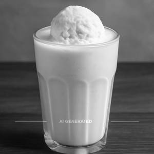 Vanilla Milkshake With Icecream