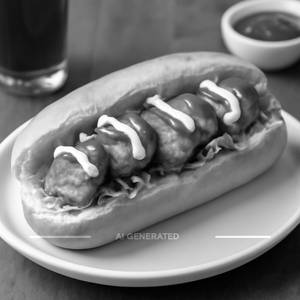 Paneer Hot Dog 