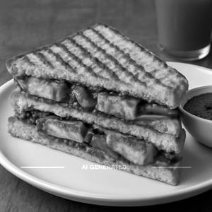 Grilled paneer tikka sandwich