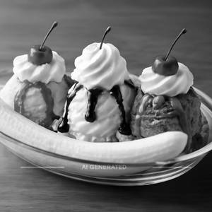 Banana Split Sundae                  