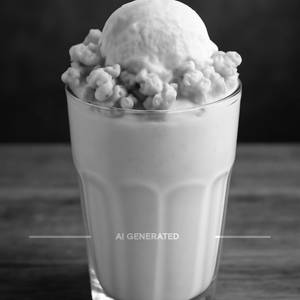 Pineapple Milkshake With Ice Cream