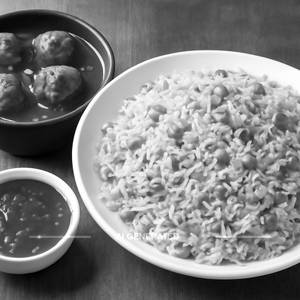 Veg Manchurian + Fried Rice