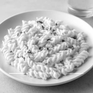 Pasta In White Sauce