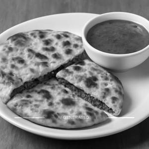 Keema Naan with Gravy