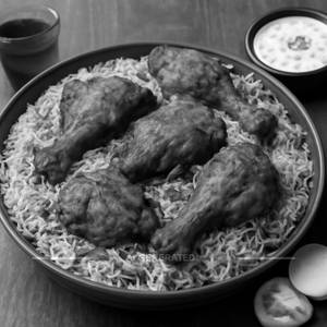 Chicken fry biryani