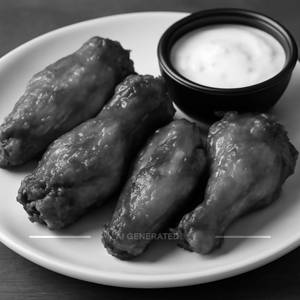 Hot Chicken Wings [4 Pieces]