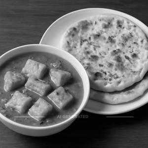 Naughty Paneer (Half)  With 2 Onion Kulcha