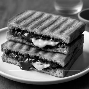 Chocolate cheese sandwich