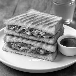 Grilled mix veg sandwich