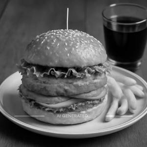 Peri peri veg burger