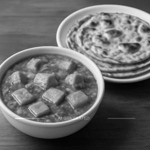 Paneer masala + 4 tandoori roti