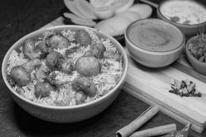 Mushroom Biryani - Basmati Rice