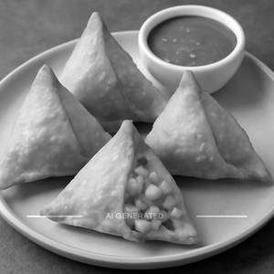 Sweet corn samosa (4 p)