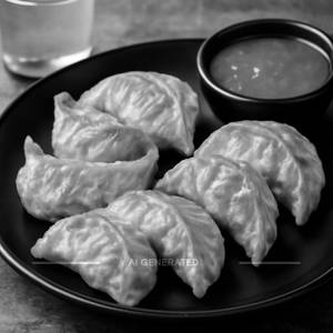 Chicken pan fried momos                                                  
