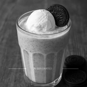 Oreo Shake With Vanilla Ice Cream