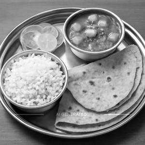 Paneer masala thali