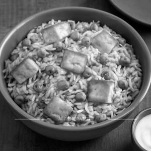 Matar Paneer  Pulao