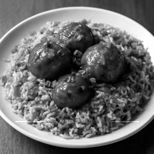 Special Veg Manchurian Fried Rice