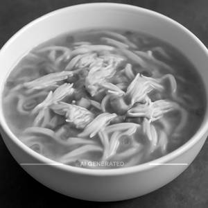 Chicken noodles soup
