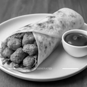 Chicken popcorn wrap