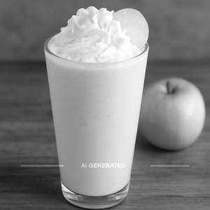 Green apple milkshakes