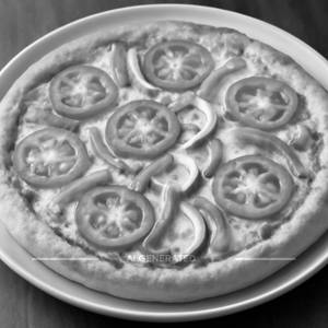 Tomato Onion Capsicum Pizza