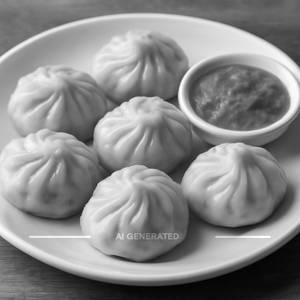 Chicken Steamed Momos [6 Pieces]
