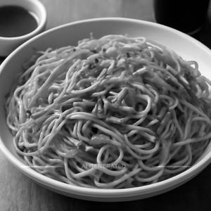 Garlic schezwan noodles