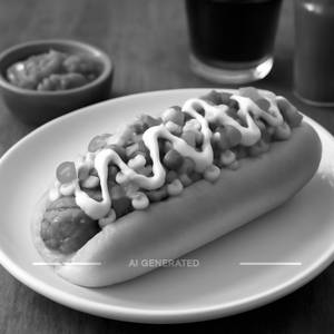 Veg Mexican Hot Dog