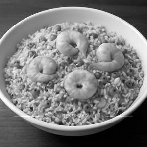 Fried Rice Prawns