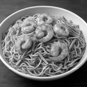 Prawns Hakka Noodles