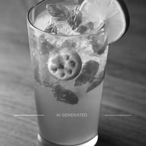 Blue logon mojito