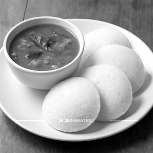 Idli Sambhar 4 Pcs