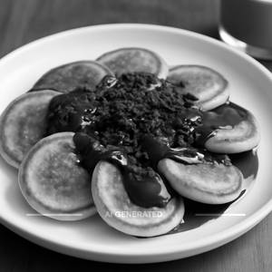 Coffee Mocha Mini Pancakes (8 Pieces)