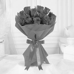10 Red Roses Bouquet
