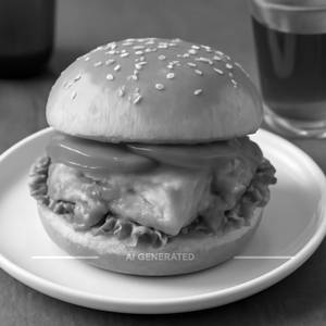 Paneer makhani burger