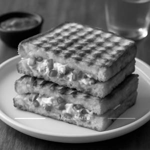 Cheese chilly grilled sandwich