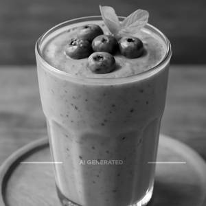 Blueberry smoothie
