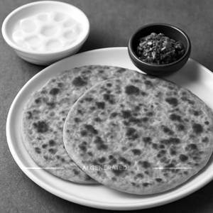 Pineapple Raita Aloo Paratha