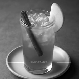 Green Apple With Cinnamon Iced Tea