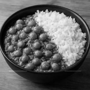 Chole With Rice Bowl