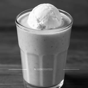 Strawberry shake with icecream