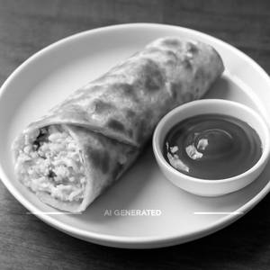 Egg Omelette Paratha Roll