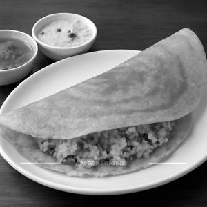 Ghee Pesara Upma Dosa