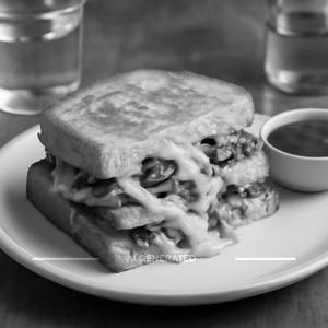 Cheesy Mushroom Sandwich