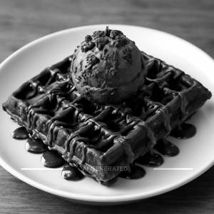 Triple Chocolate Waffle