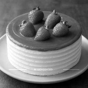 Strawberry Cake (500 Gm)