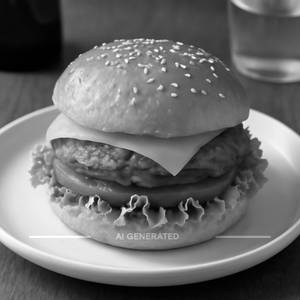 Veg cheese burger