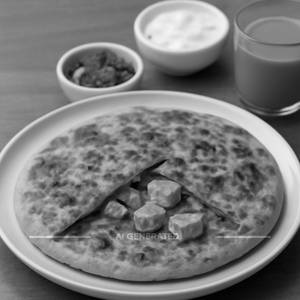 Achari Paneer Paratha